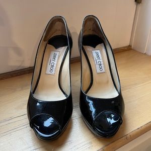 Jimmy Choo Peep Toe Heels Size 38